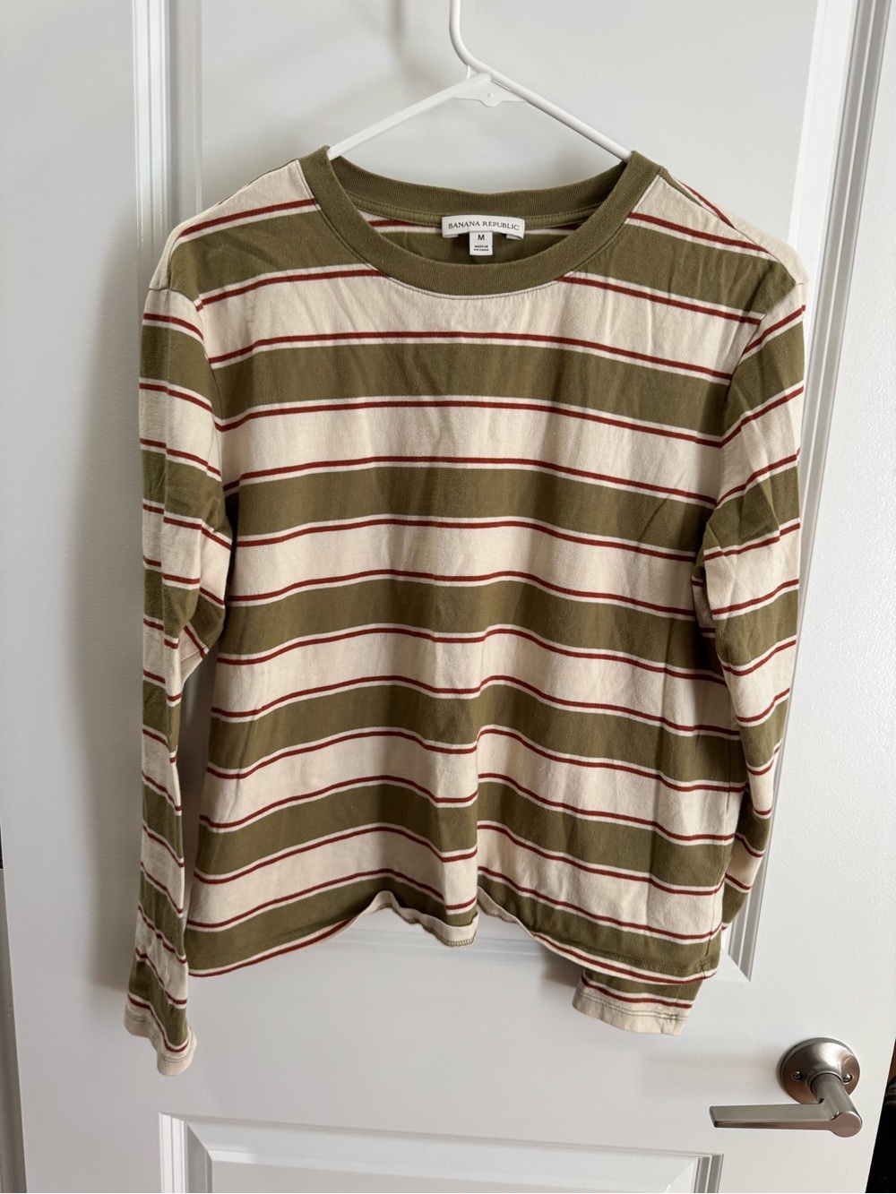 Banana Republic Vintage Cotton Long-Sleeve T-Shirt size M